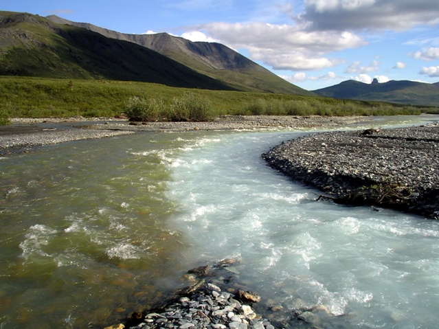 Merging waters in Gates of the Arctic
